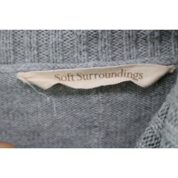 Soft Surroundings Cowl Neck Long Sleeve Sweater-XL-Cashmere Wool Blend - Picture 6 of 12